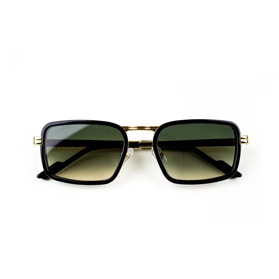 Adam Young Eyewear siyah çerçeveli lüks güneş gözlüğü tasarımı şık ve modern görünüm