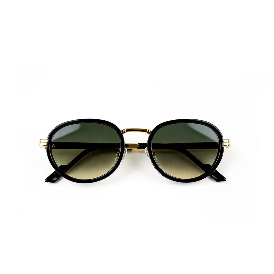 Adam Young Eyewear marka siyah çerçeveli şık güneş gözlüğü AD 018 modeli
