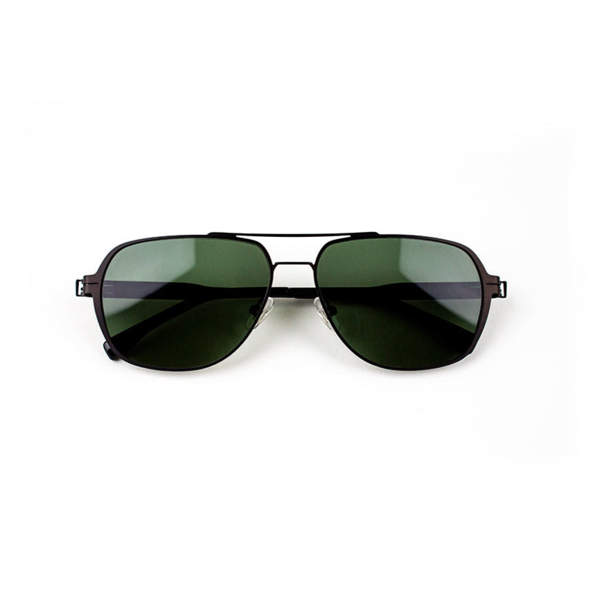 Adam Young Eyewear marka siyah çerçeveli premium güneş gözlüğü modeli