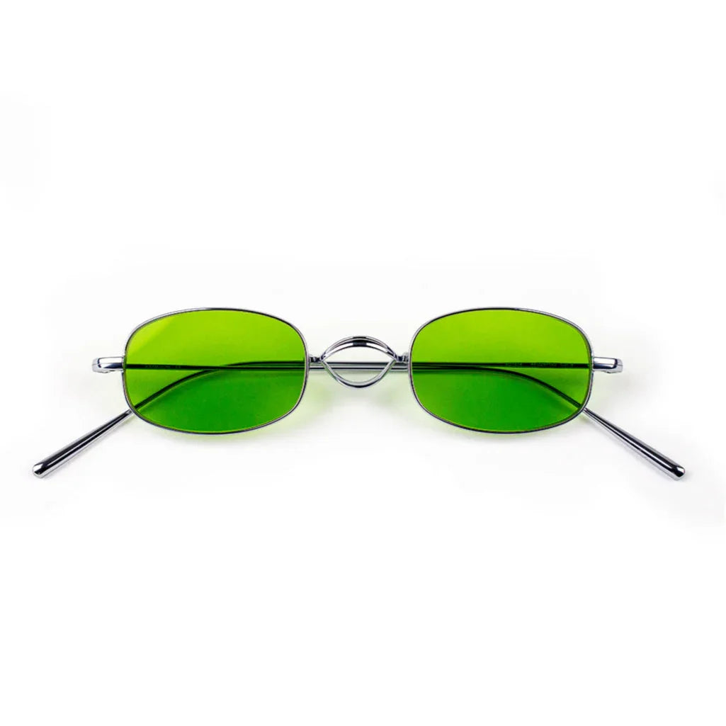 Adam Young Eyewear marka yeşil camlı moda metal çerçeveli gözlük modeli