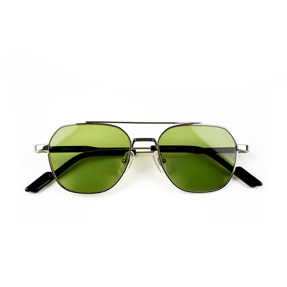 Adam Young Eyewear metal çerçeveli yeşil camlı şık güneş gözlüğü modelleri